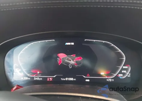 2020 BMW M5 Competition из США, поврежденный, VIN WBSJF0C01LB448795